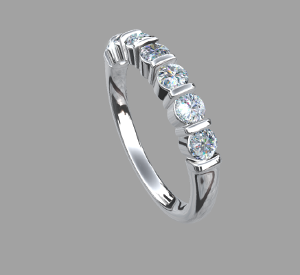 Women rings 257 | 3d print model