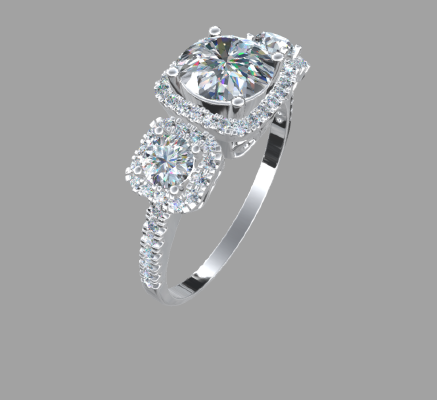 Women rings 262 | 3d print model
