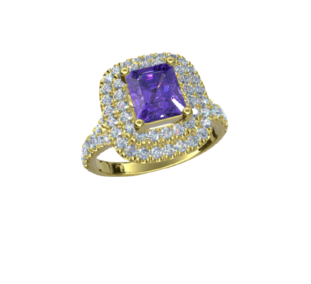 Fashion ring 281 | 3d print model
