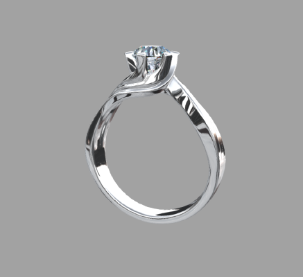 Women rings 284 | 3d print model