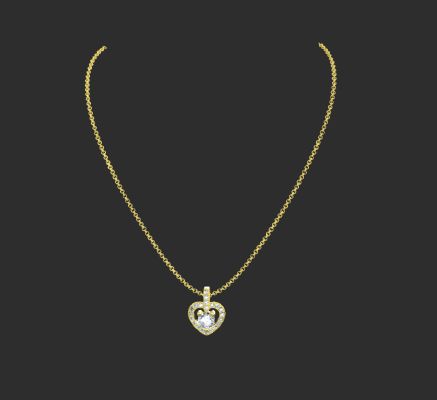 Pendant & Necklace 285 | 3d print model