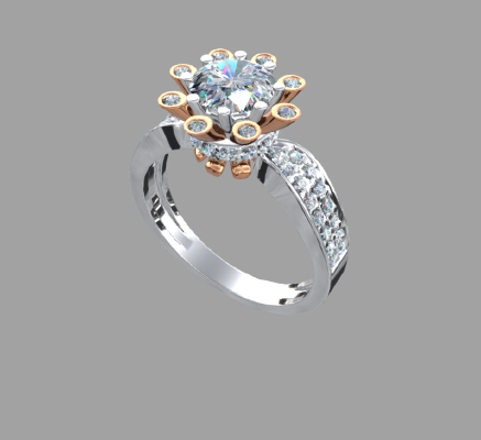 Women rings 293 | 3d print model