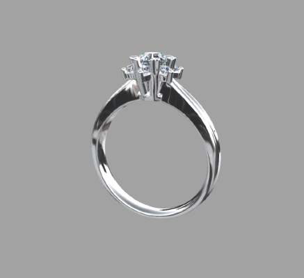 Women rings 294 | 3d print model