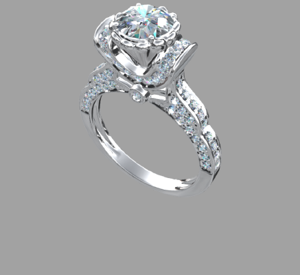 Women rings 306 | 3d print model