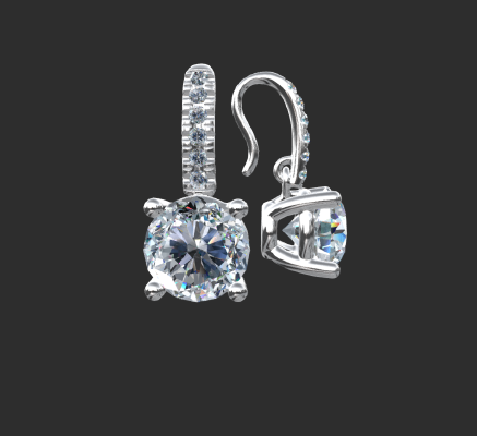Earrings 309 | 3d print model