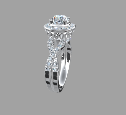 Women rings 312 | 3d print model