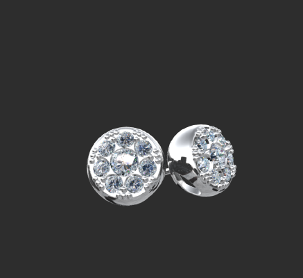 Earrings 313 | 3d print model