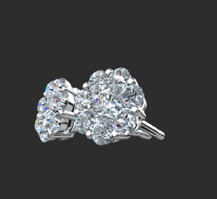 Earrings 316 | 3d print model