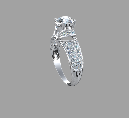 Women rings 318 | 3d print model