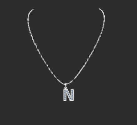 Pendant & Necklace 320 | 3d print model