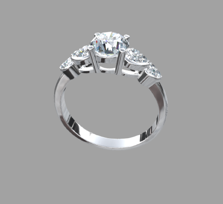 Women rings 326 | 3d print model