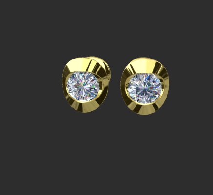 Earrings 329 | 3d print model