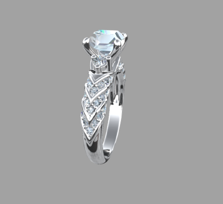 Women rings 331 | 3d print model
