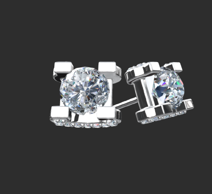 Earrings 335 | 3d print model