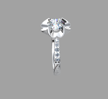 Women rings 338 | 3d print model