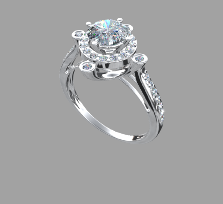 Women rings 343 | 3d print model