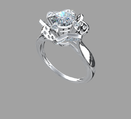 Women rings 351 | 3d print model