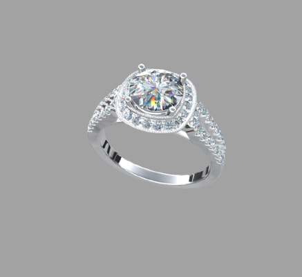 Women rings 361 | 3d print model