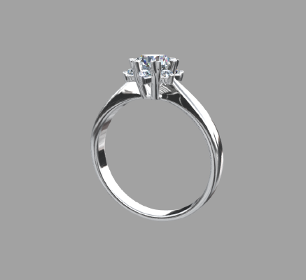 Women rings 369 | 3d print model