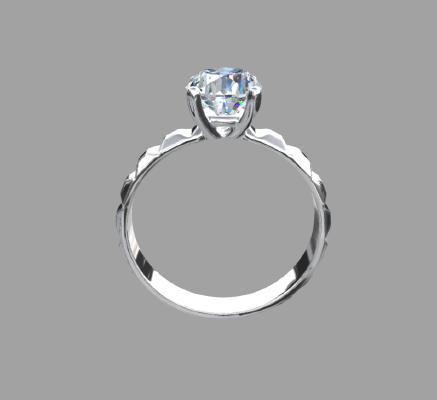 Women rings 374 | 3d print model