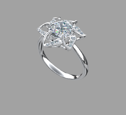 Women rings 376 | 3d print model