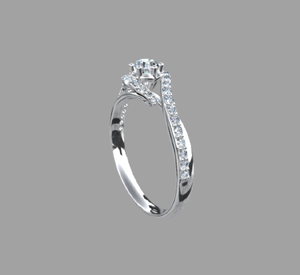 Women rings 383 | 3d print model