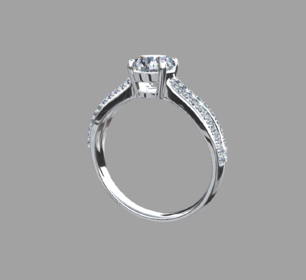 Women rings 384 | 3d print model