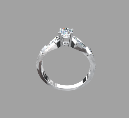 Women rings 387 | 3d print model