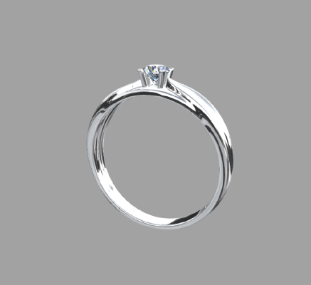 Women rings 394 | 3d print model