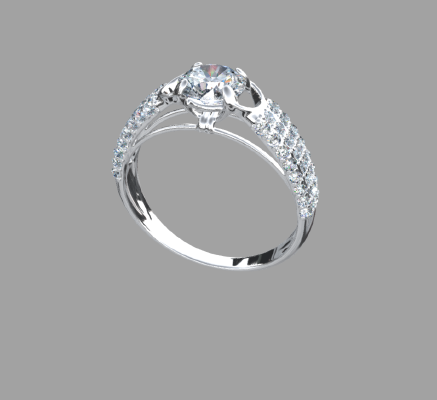 Women rings 405 | 3d print model