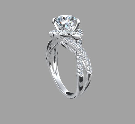 Women rings 406 | 3d print model
