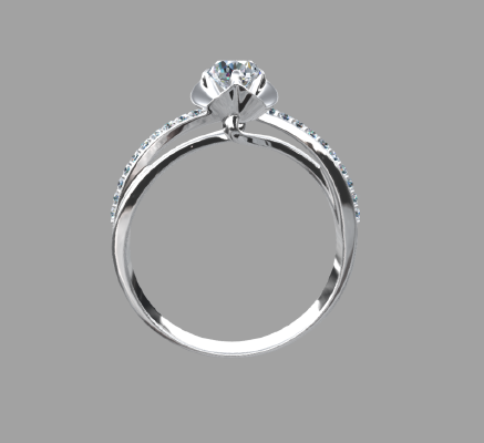 Women rings 416 | 3d print model