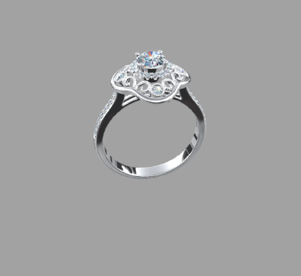 Women rings 427 | 3d print model