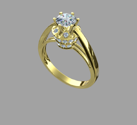 Women rings 428 | 3d print model