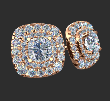Earrings 432 | 3d print model