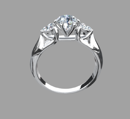 Women rings 435 | 3d print model