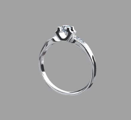 Women rings 436 | 3d print model
