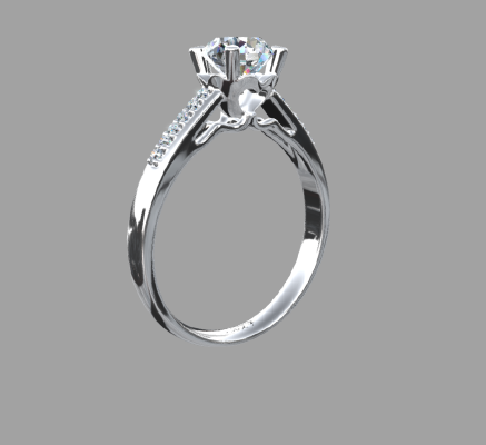 Women rings 443 | 3d print model