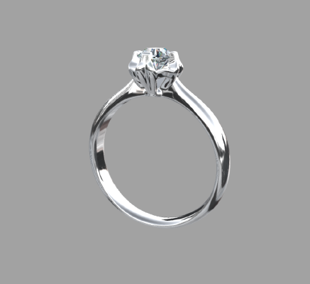 Women rings 445 | 3d print model