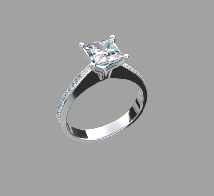 Women rings 446 | 3d print model