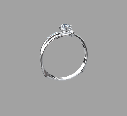 Women rings 447 | 3d print model