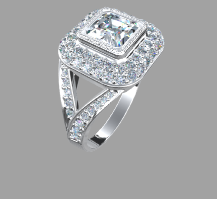 Women rings 457 | 3d print model