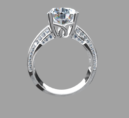 Women rings 458 | 3d print model