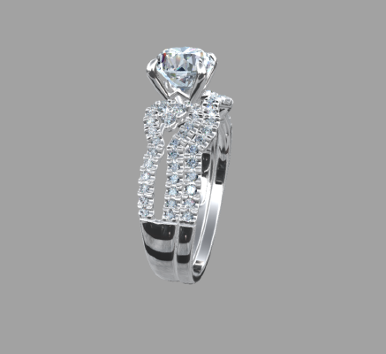 Women rings 459 | 3d print model