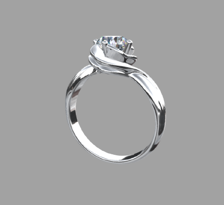 Women rings 466 | 3d print model