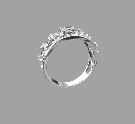 Women rings 467 | 3d print model