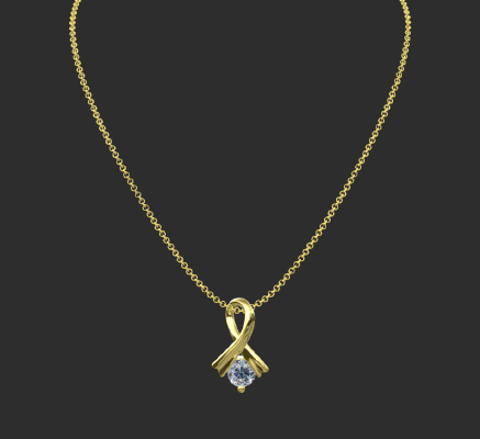 Pendant & Necklace 470 | 3d print model