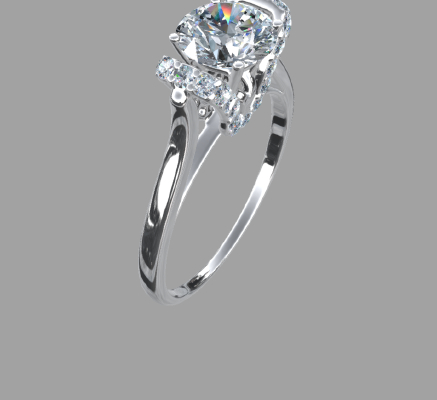 Women rings 473 | 3d print model