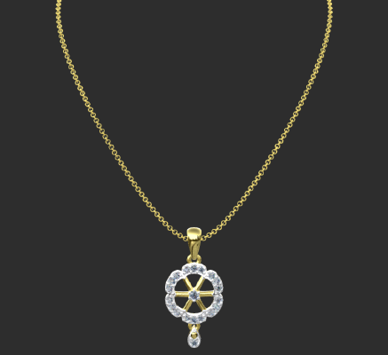 Pendant & Necklace 481 | 3d print model