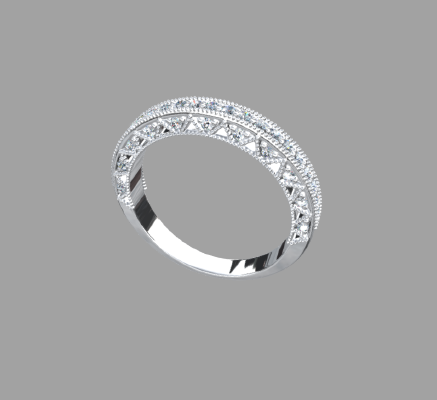 Women rings 490 | 3d print model